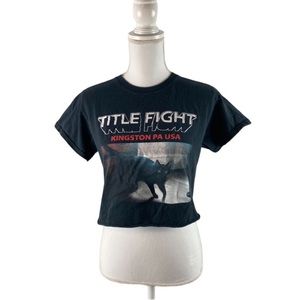Title Fight Cat Cut-Off Band Tee